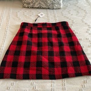 Buffalo check skirt